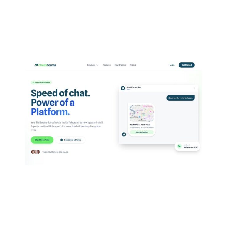 CheckForma Revolutionizes Field Service Management by Transforming Telegram into a Powerful Business Tool