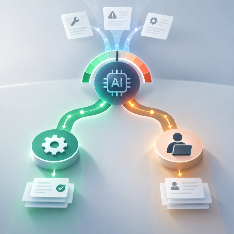 How AI Confidence Scores Improve Service Triage