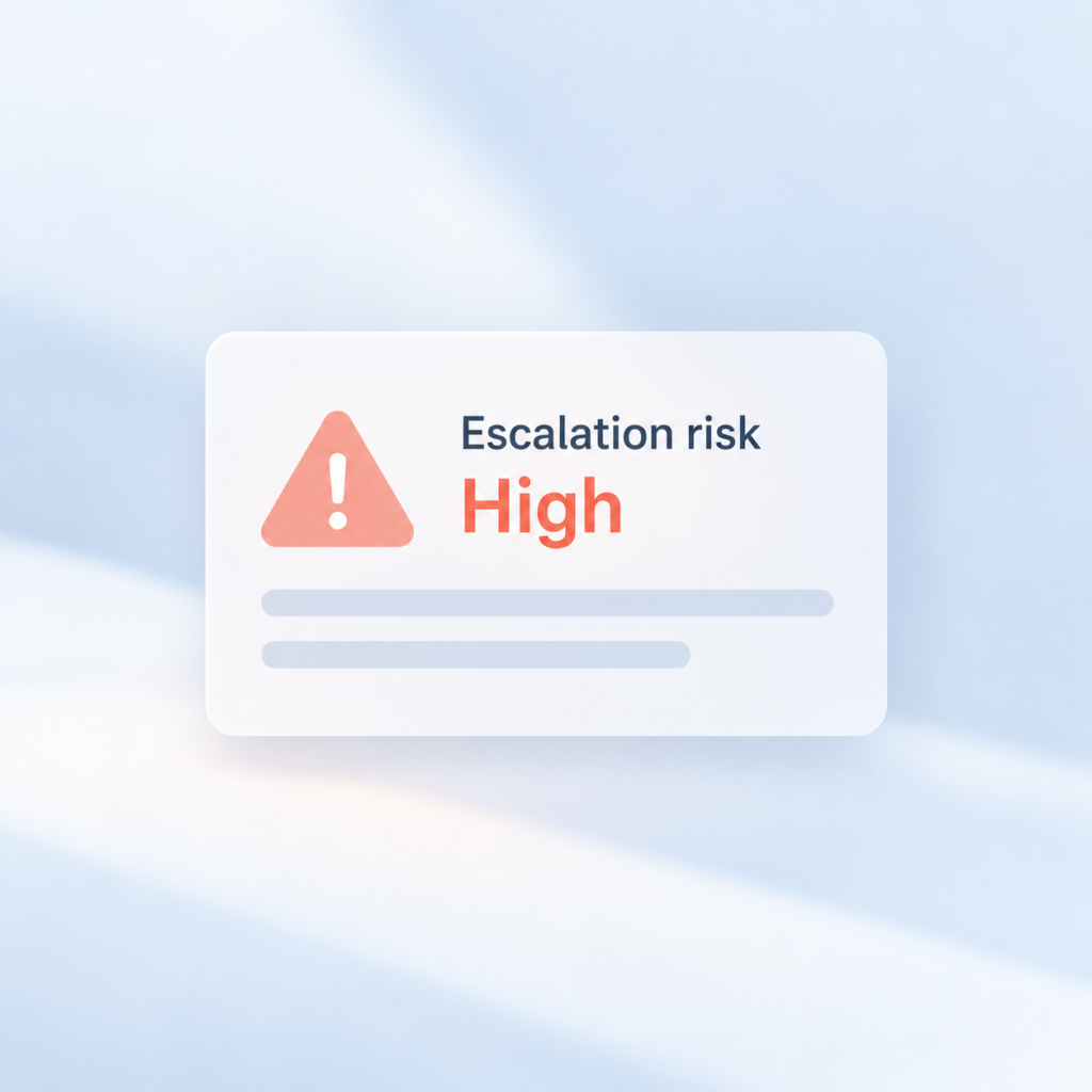 AI Escalation Detection in Field Service: Early Warning Signs and Actions