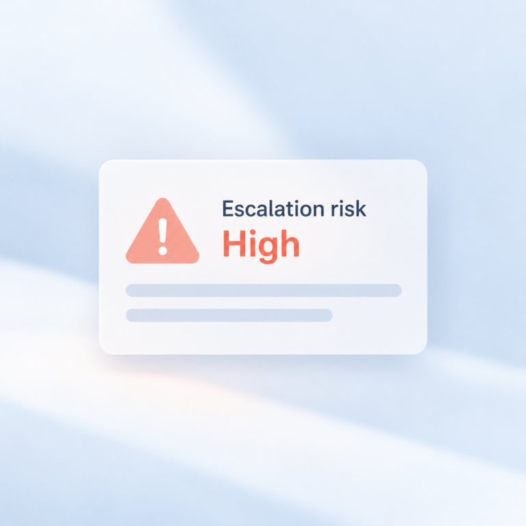 AI Escalation Detection in Field Service: Early Warning Signs and Actions